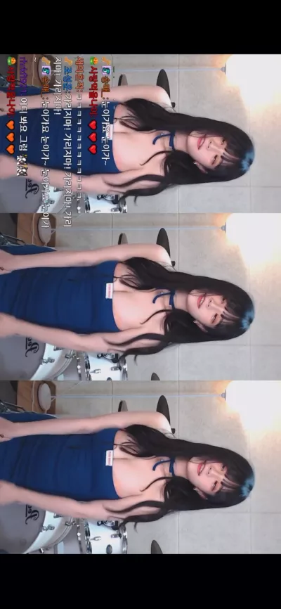 쵸단 BJ시절 누브라 노출